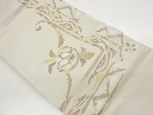 抽象模様織出し名古屋帯